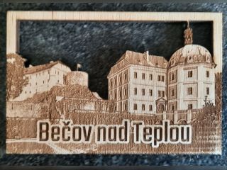 Magnetka Bečov nad Teplou 75 x 50 mm - MAG39