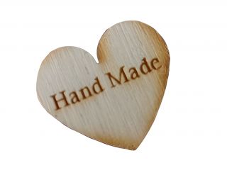 Srdce Hand Made 25 mm - LA07