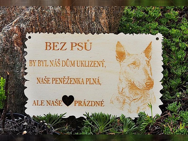 Angl. bulteriér 200 x 125 mm - ZV20/50