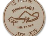 Medaile 70 mm - dřevo- motiv na přání