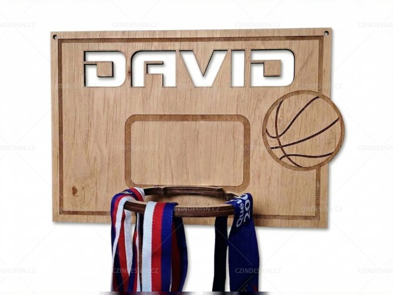 Věšák na medaile - Basketbal - SP05