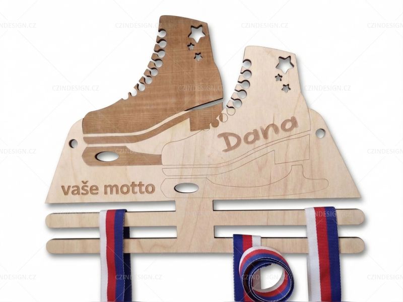 Věšák na medaile - brusle - SP07