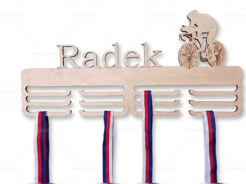 Věšák na medaile - cyklistika  - SP17