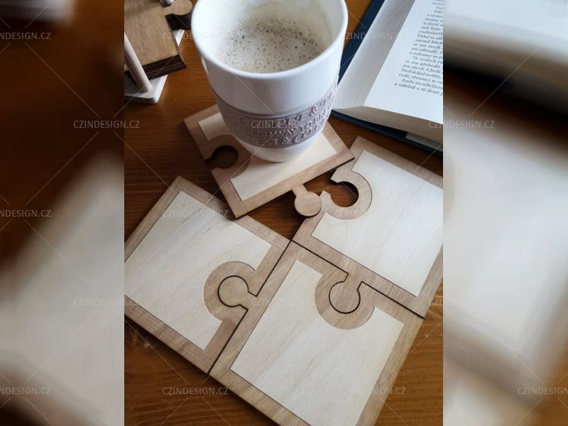 Sada podložek Puzzle 4 ks  - TA09