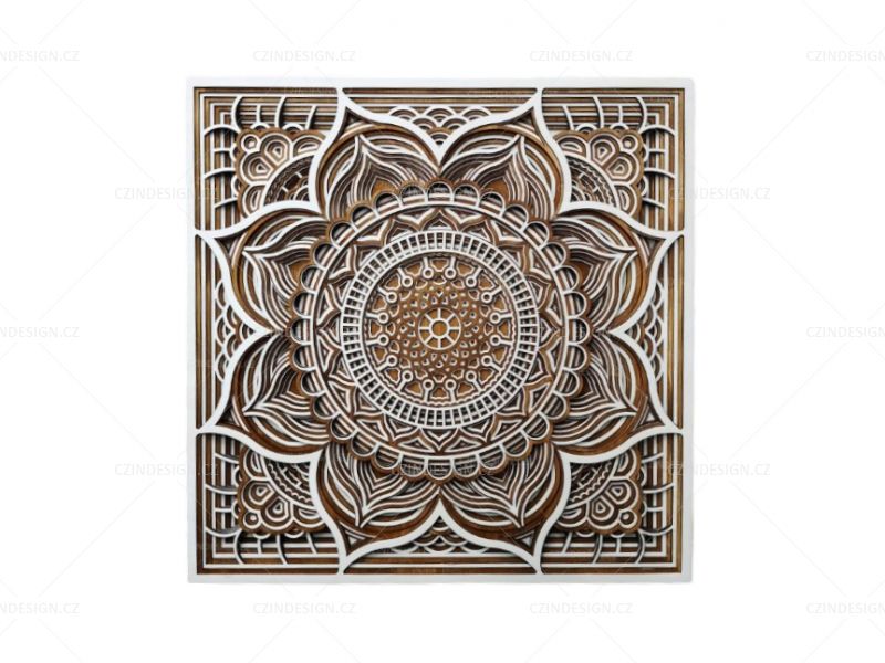 3D mandala, 12 vrstvá 500 mm - 3M16