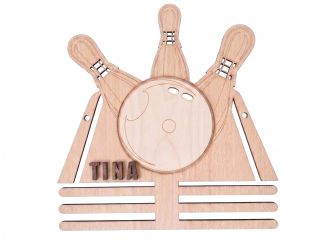 Medailovník - kuželky 265 x 255 mm - SP2