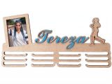 Držák na medaile - běžkyně