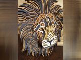 3D mandala -   lev 280 x 260 mm, 15 vrstvá -  3M25
