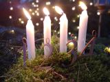 Adventní čísla 4 ks 70 mm - AC01