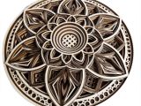 3D mandala Slunečnice - 400 mm - 3M27