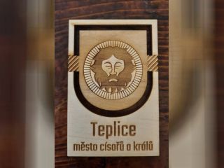 Magnetka Teplice město císařů a králů 50 x 75 mm - MAG08
