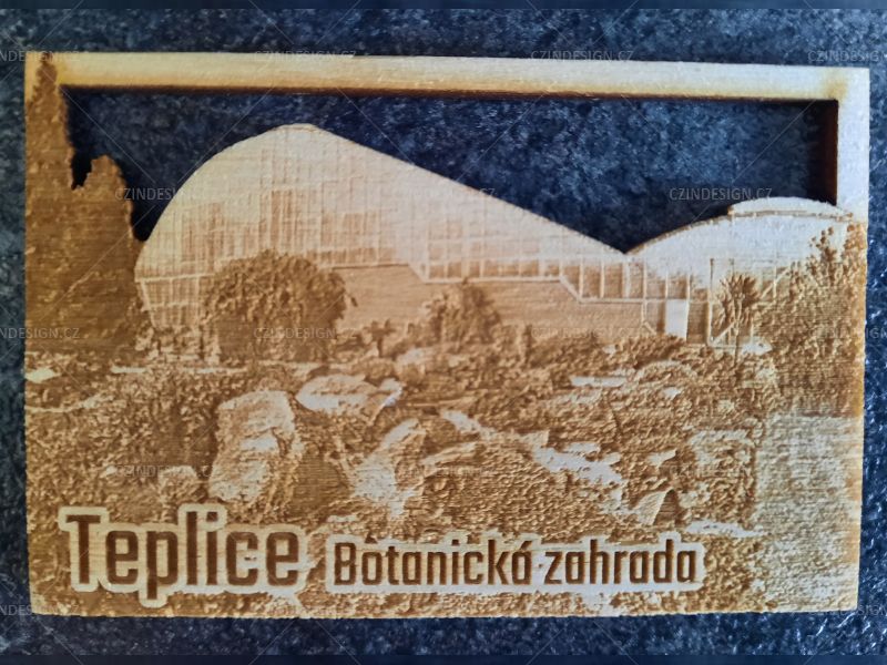 Magnetka Botanická z. 75 x 50 mm - MAG23