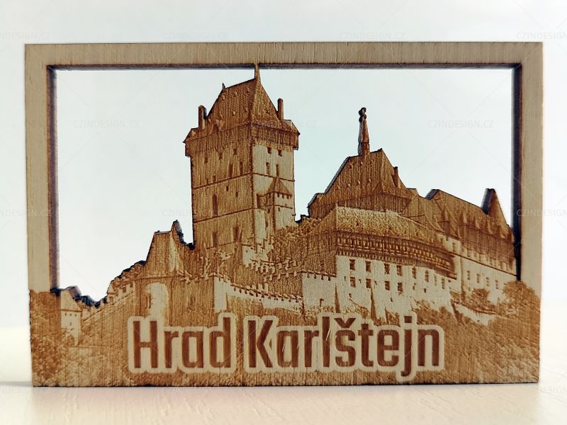 Magnetka Karlštejn 75 x 50 mm - MAG26