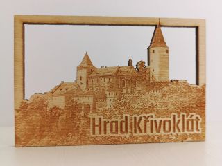 Magnetka Křivoklát 75 x 50 mm - MAG30