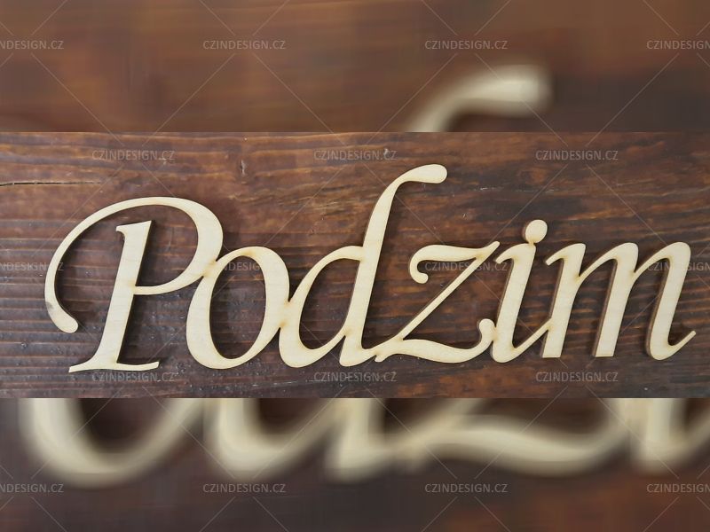 Nápis Podzim 200 mm - N08