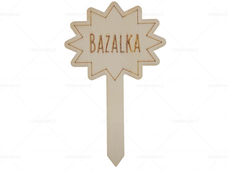 Zápich Bazalka 135 mm - ZA52