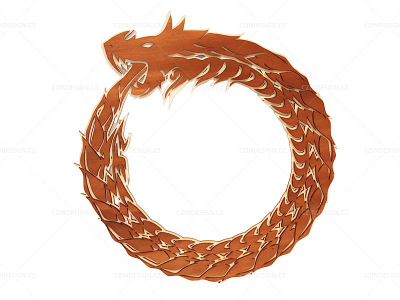 Keltský symbol draka KEL01 - průměr 30cm