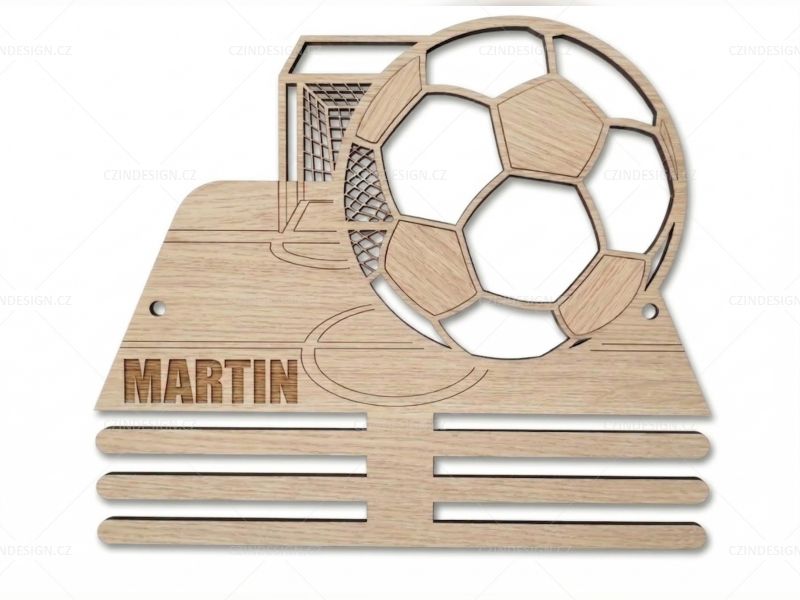 Věšák na medaile - fotbal - SP10