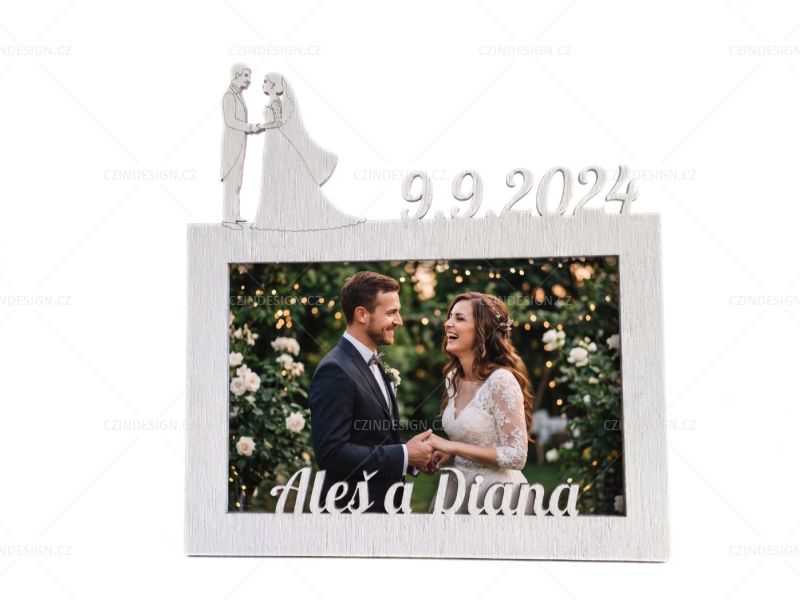 Svatební fotorámeček