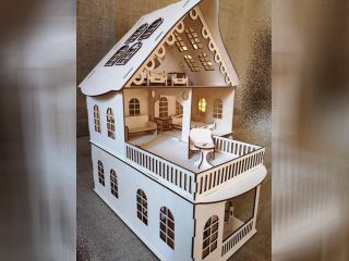 Domeček pro panenky - složený